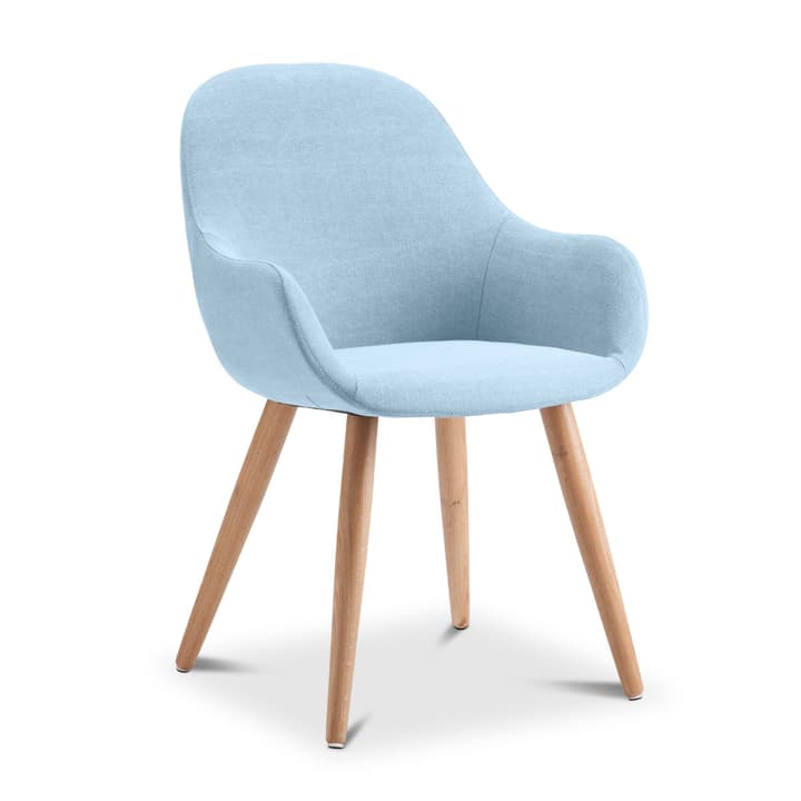 LAYLA Stuhl Mariam LAYLA Stuhl Mariam 366026554801 Grösse B: 56.0 cm x T: 60.0 cm x H: 84.0 cm Farbe Hellblau Bild Nr. 1