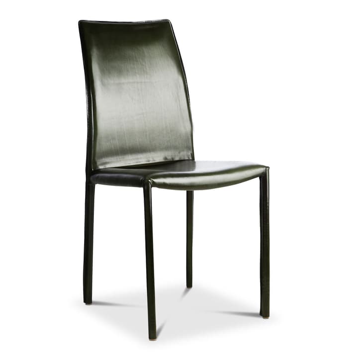 BUFALO II Chaise en cuir BUFALO II Chaise en cuir 366076400000 Dimensions L: 44.0 cm x P: 54.0 cm x H: 92.0 cm Couleur Vert Photo no. 1