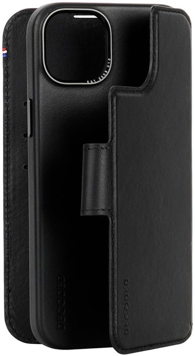Image of Decoded Detachable MagSafe Leather Wallet - iPhone 15 Plus / Schwarz Smartphone Hülle