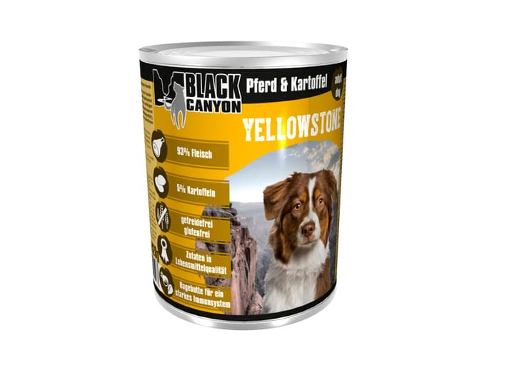 Image of Black Canyon Yellowstone Adult Pferd & Kartoffel, 0.82 kg Nassfutter