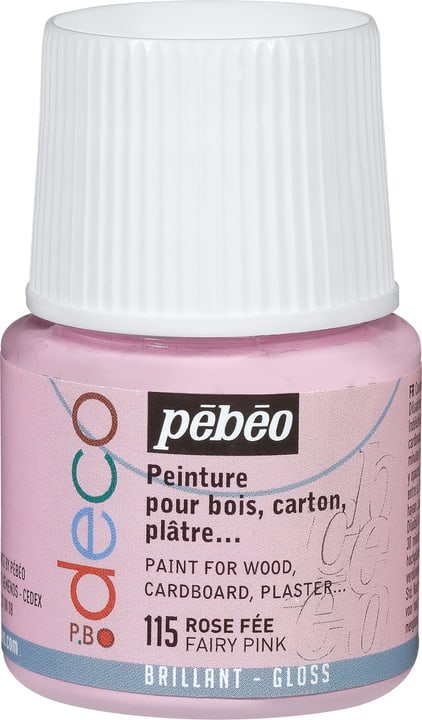 Pebeo Pébéo Deco rosa fata brillante Pébéo Deco rosa fata brillante Pebeo 663513000115 N. figura 1