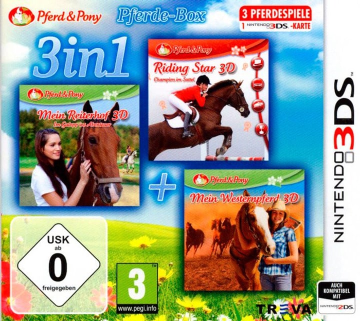 3DS - 3in1: Das Pferde-Bundle Box 3DS - 3in1: Das Pferde-Bundle Box 785300122416 Photo no. 1