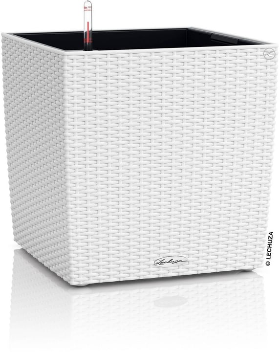 Image of Lechuza Blumentopf Cube Cottage 40 Weiss