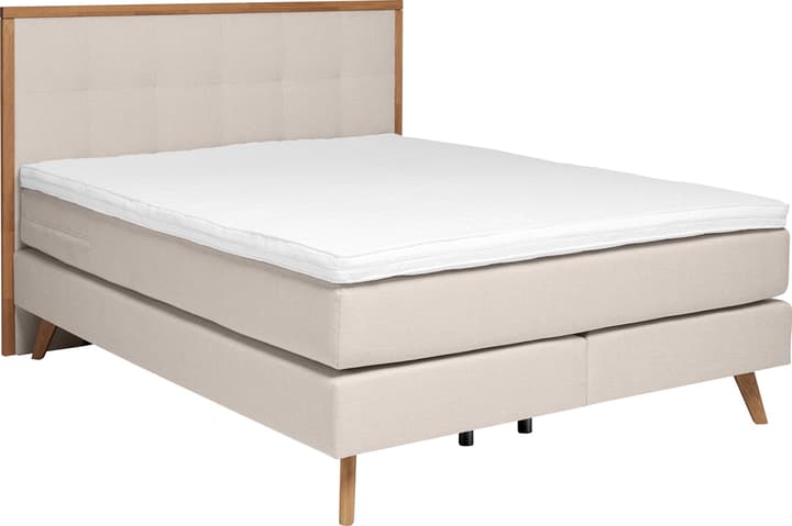 HASENA PRONTO Boxspringbett PRONTO Boxspringbett HASENA 403543000000 Grösse B: 160.0 cm x T: 200.0 cm Farbe Beige Bild Nr. 1