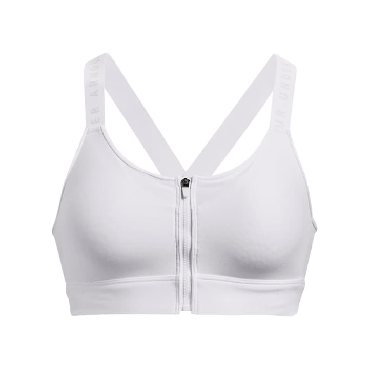 Image of Under Armour W Infinity High Bra Zip Sport-BH weiss
