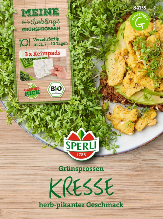 Image of Sperli Grünsprossen Nachfüllpads Bio Kresse Sprossen & Keimlinge bei Do it + Garden von Migros