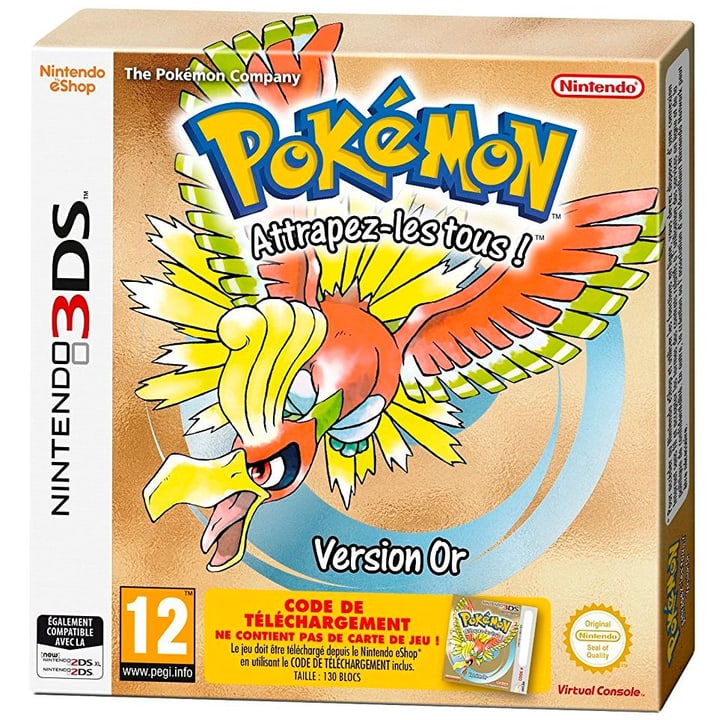 3DS - Pokémon Or (Code de Téléchargement) 3DS - Pokémon Or (Code de Téléchargement) 785300129644 N. figura 1