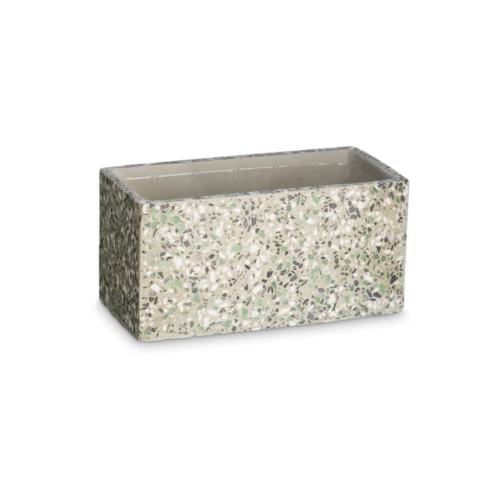 TERRAZZO Cache-pot TERRAZZO Cache-pot 382106900000 Dimensions L: 23.0 cm x P: 12.0 cm x H: 11.0 cm Couleur Vert Photo no. 1