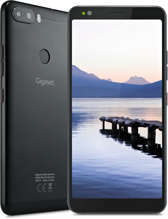 Gigaset GS 370 Dual SIM 32GB Jet Black Smartphone GS 370 Dual SIM 32GB Jet Black Smartphone Gigaset 794630000000 Bild Nr. 1
