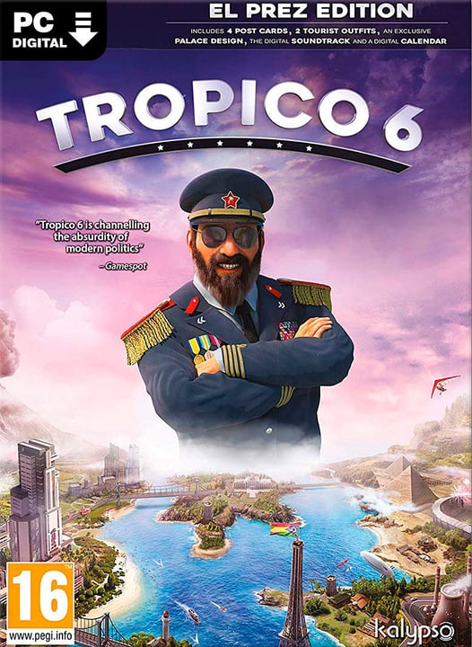 PC - Tropico 6 El Prez Edition Download (ESD) PC - Tropico 6 El Prez Edition Download (ESD) 785300143864 Photo no. 1