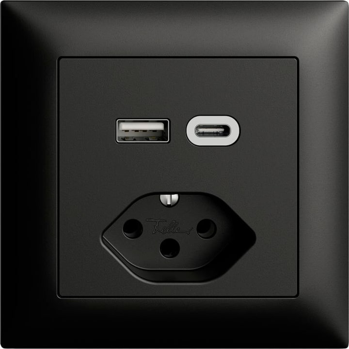 Image of Feller Ediziodue Kombination Usb a+c + 1xt13 Kleinkombination