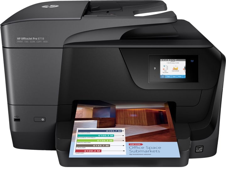 HP OfficeJet Pro 8718 imprimante / scanner / copieur / télécopie OfficeJet Pro 8718 imprimante / scanner / copieur / télécopie HP 797281400000 Photo no. 1