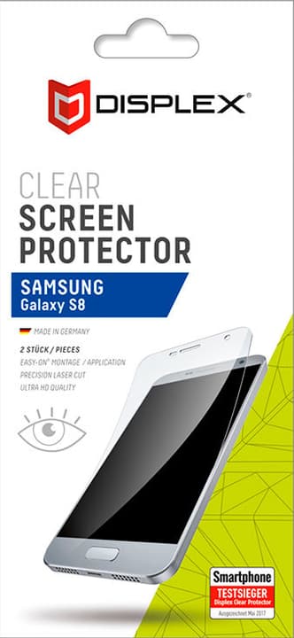 Displex Protector pour Galaxy S8 clear Protection d'écran Protector pour Galaxy S8 clear Protection d'écran Displex 798303700000 Photo no. 1