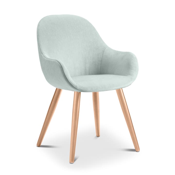 LAYLA Chaise Evita LAYLA Chaise Evita 366027708013 Dimensions L: 56.0 cm x P: 60.0 cm x H: 84.0 cm Couleur Turquoise Photo no. 1