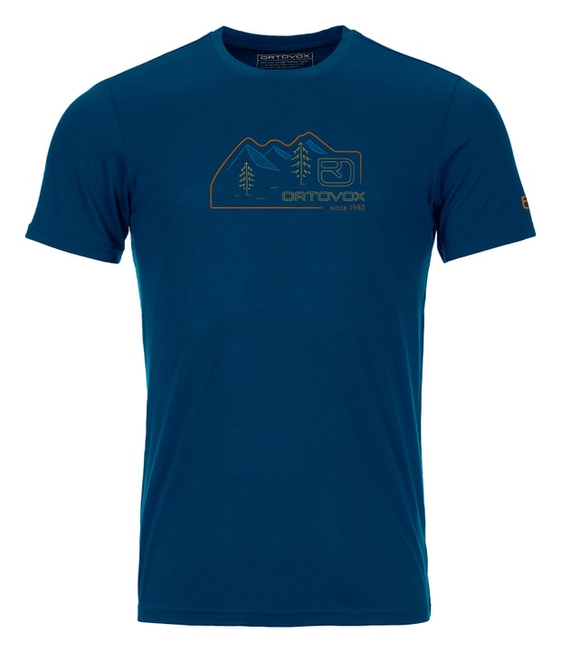 Image of Ortovox 140 Cool Vintage Badge Trekkingshirt dunkelblau