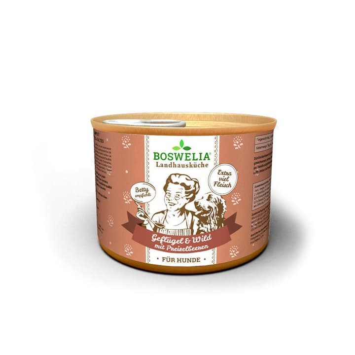 Image of Boswelia Landhausküche Hund Geflügel & Wild, 0.2 kg Nassfutter