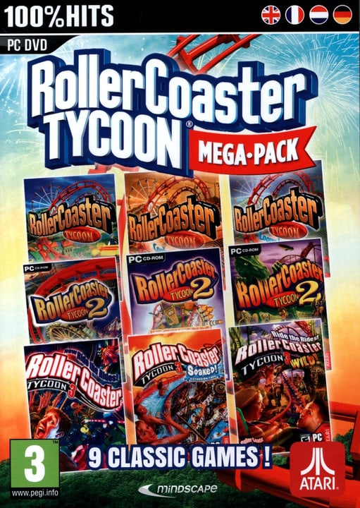 PC - Roller Coaster Tycoon 9 - Mega Classic Games Physisch (Box) PC - Roller Coaster Tycoon 9 - Mega Classic Games Physisch (Box) 785300121729 Bild Nr. 1