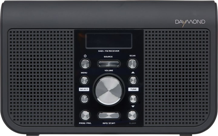Daymond D.05.012 NX-35 - Schwarz DAB+ Radio D.05.012 NX-35 - Schwarz DAB+ Radio Daymond 773023200000 Bild Nr. 1