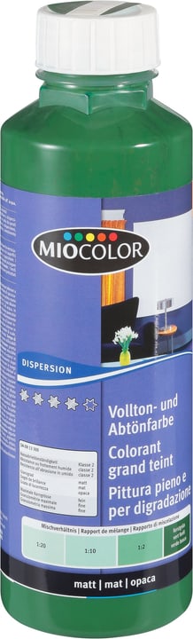 Miocolor Pittura pieno e per digradazione Pittura pieno e per digradazione Miocolor 660732200000 Colore Verde bosco Contenuto 500.0 ml N. figura 1