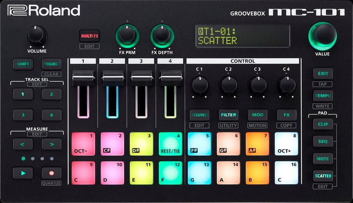 Roland MC-101 Groovebox MC-101 Groovebox Roland 785300150557 Photo no. 1