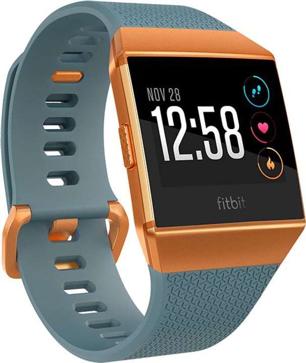 Fitbit Ionic - Montre-coach connectée pour la forme et le sport - bleu ardoise / orange métallise Ionic - Montre-coach connectée pour la forme et le sport - bleu ardoise / orange métallise Fitbit 785300131156 Photo no. 1
