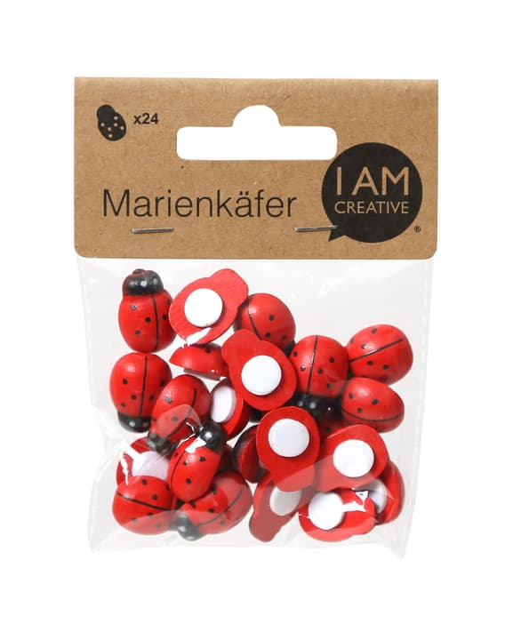 Image of I AM CREATIVE Marienkäfer selbstklebend, 24 Stk Sticker Set