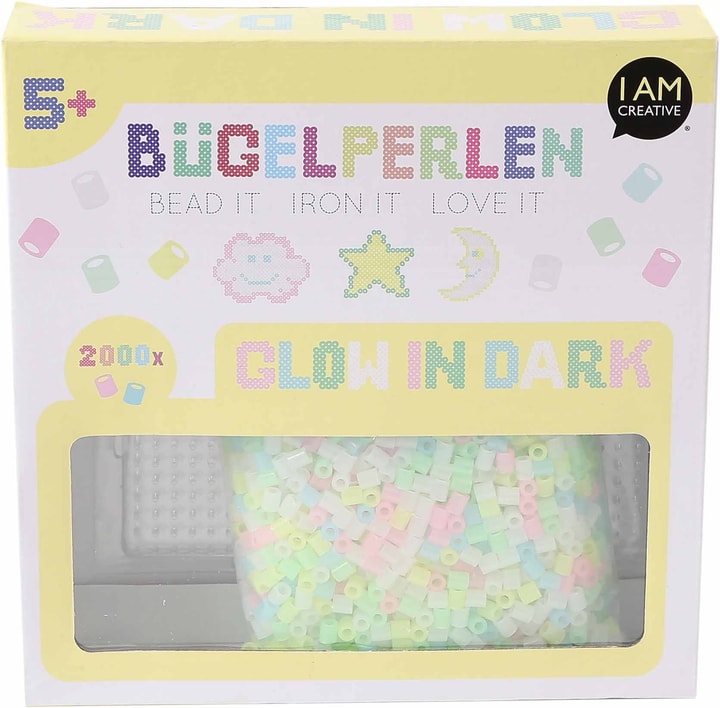 Image of Bügelperlen Set nachtleuchtend, 2000 Stk.
