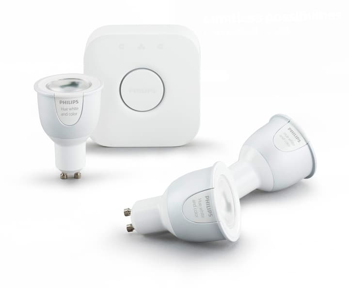 Philips HUE GU10 6.5W 3er Set HUE GU10 6.5W 3er Set Philips 421047100000 Bild Nr. 1