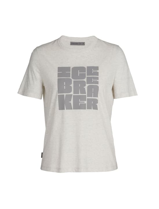Image of Icebreaker Central Type Stack Kurzarmshirt rohweiss