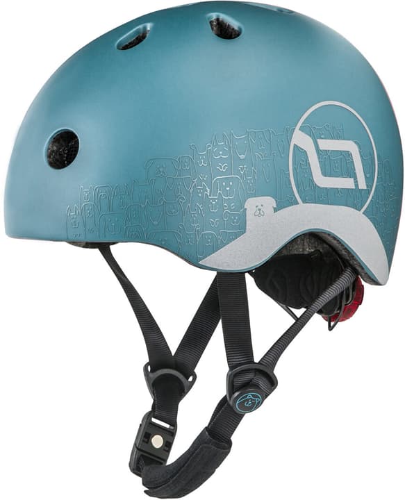 Image of Scoot and Ride Helm reflective Helm blau