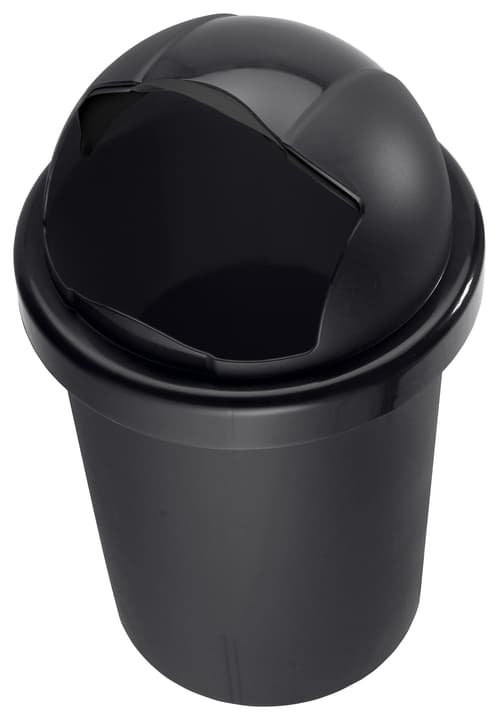 Image of Rotho Rollbob 30 l schwarz Schwingdeckeleimer