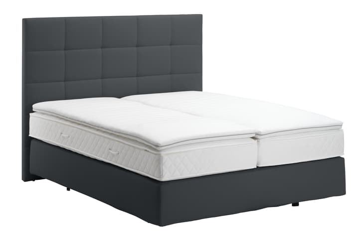 NAVIER Lit Boxspring NAVIER Lit Boxspring 403461100000 Couleur ardoise Dimensions L: 160.0 cm x P: 200.0 cm Photo no. 1