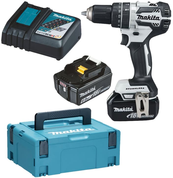 Image of Makita DHP484, 18V, 2 x 6.0 Ah Schlagbohrschrauber bei Do it + Garden von Migros