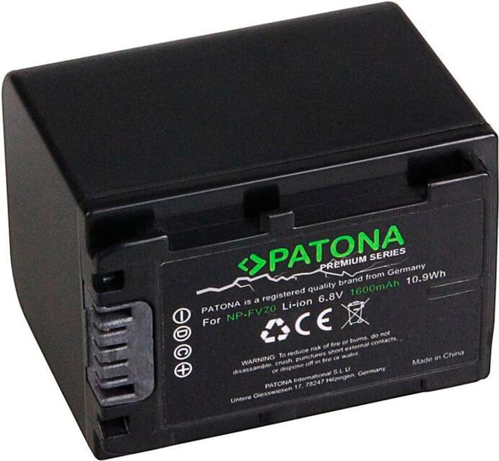 Patona Premium Sony NP-FV70 Batterie Premium Sony NP-FV70 Batterie Patona 785300144514 N. figura 1