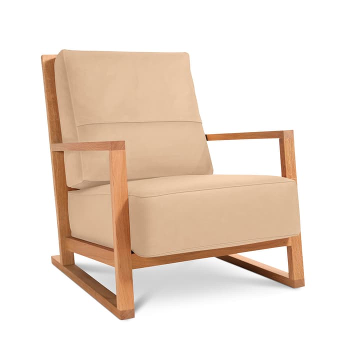 CAMP II Poltrona in pelle CAMP II Poltrona in pelle 360051166902 Dimensioni L: 73.0 cm x P: 87.0 cm x A: 87.0 cm Colore Beige N. figura 1