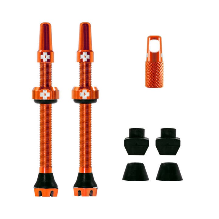 Image of MucOff V2 Tubeless Ventil Kit 60mm Ventile & Zubehör orange bei Migros SportXX