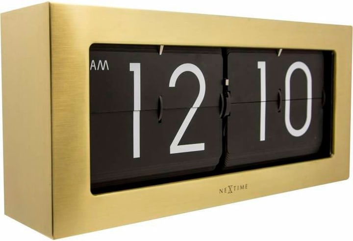 NexTime Réveil Big Flip Gold Réveil Réveil Big Flip Gold Réveil NexTime 785300138480 Photo no. 1