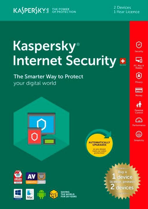 Kaspersky PC/Mac/Android - Internet Security Limited Edition (2 PC) (D/F/I) Physisch (Box) PC/Mac/Android - Internet Security Limited Edition (2 PC) (D/F/I) Physisch (Box) Kaspersky 785300130622 Bild Nr. 1