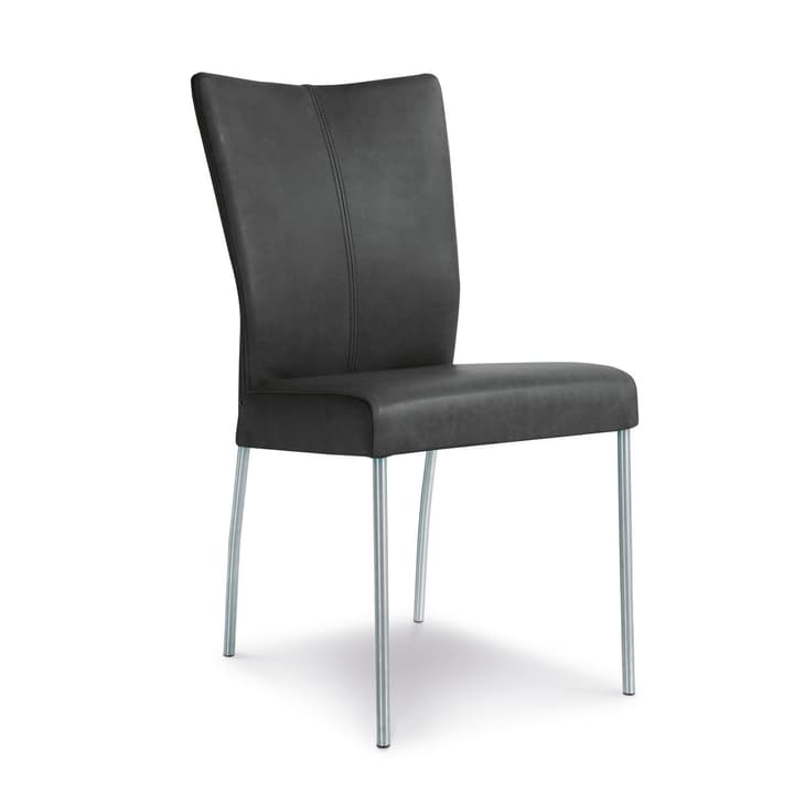 JAN Chaise en cuir JAN Chaise en cuir 366035300000 Dimensions L: 46.0 cm x P: 52.0 cm x H: 102.0 cm Couleur Noir Photo no. 1