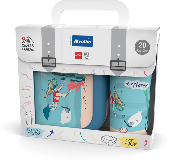 Image of Rotho Set Box + Flasche MEMORY KIDS Snackbox bei Do it + Garden von Migros