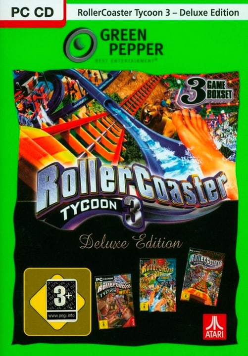 PC - Green Pepper: Rollercoaster Tycoon 3 Deluxe (D) Box PC - Green Pepper: Rollercoaster Tycoon 3 Deluxe (D) Box 785300135813 Bild Nr. 1