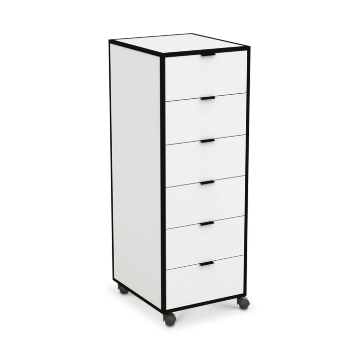 SEVEN Cassettiera SEVEN Cassettiera 364185200010 Dimensioni L: 46.0 cm x P: 52.0 cm x A: 126.0 cm Colore Bianco N. figura 1