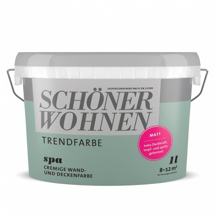 Image of Schöner Wohnen Trendfarbe Matt Spa 1 l Wandfarbe