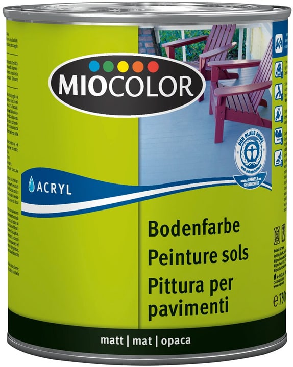 Image of Miocolor Acryl Bodenfarbe Resedagrün 750 ml bei Do it + Garden von Migros
