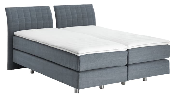 NAVIER Lit Boxspring NAVIER Lit Boxspring 403484600000 Couleur Bleu Dimensions L: 160.0 cm x P: 200.0 cm Photo no. 1