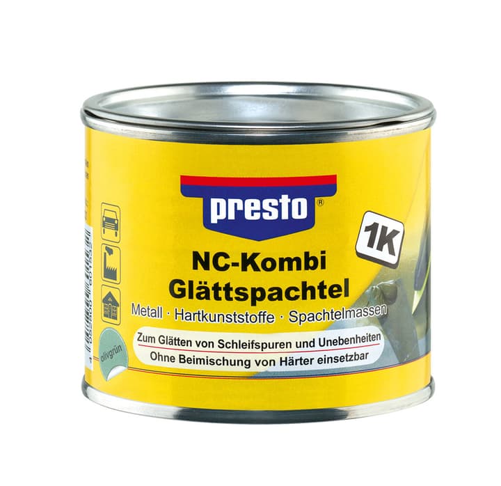 Presto Nitro Kombi Glättspachtel 1K 250 g Spachtelmasse Nitro Kombi Glättspachtel 1K 250 g Spachtelmasse Presto 620483400000 Bild Nr. 1