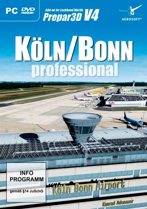 PC - Köln Bonn professional für Prepar3D V4 D Box PC - Köln Bonn professional für Prepar3D V4 D Box 785300141405 N. figura 1
