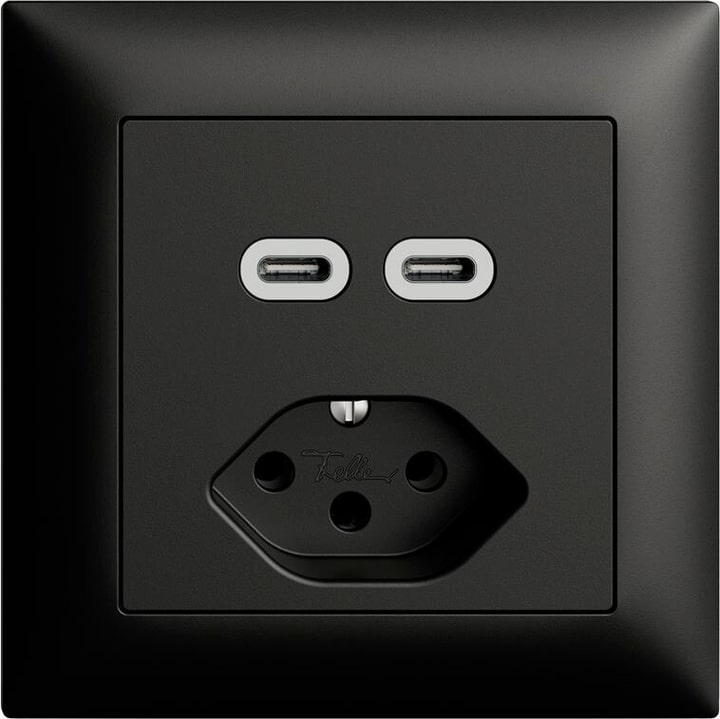 Image of Feller Ediziodue Kombination Usb C+c Kleinkombination
