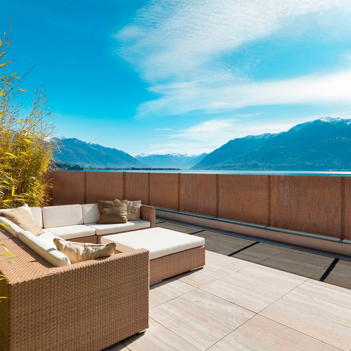 Image of TENAX SOLEADO CORTEN Sichtschutznetz Sichtschutzmatte bei Do it + Garden von Migros