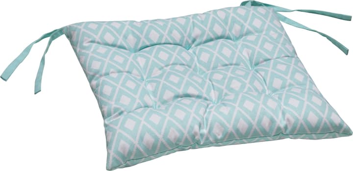 LEANDRO Outdoor Sitzkissen LEANDRO Outdoor Sitzkissen 450762540244 Farbe Türkis Grösse B: 40.0 cm x H: 40.0 cm Bild Nr. 1